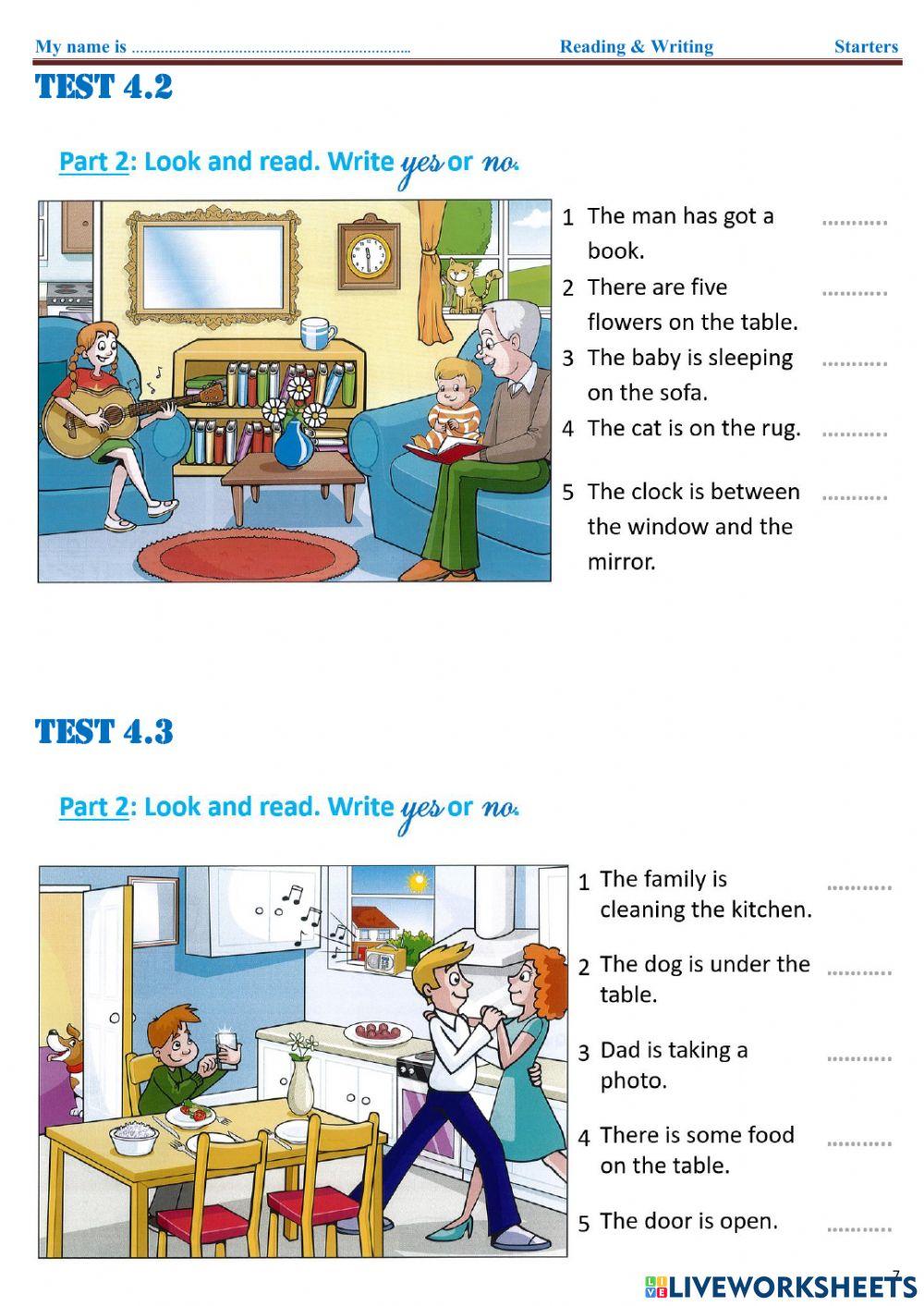Starter - Reading n writing - Part 2