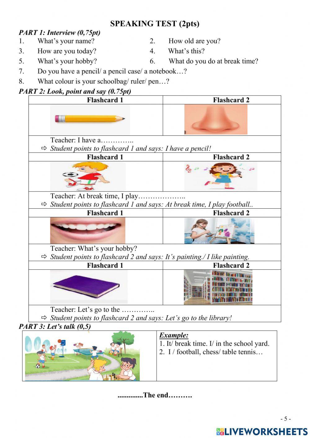 TEST TERM - Grade 3 No 3