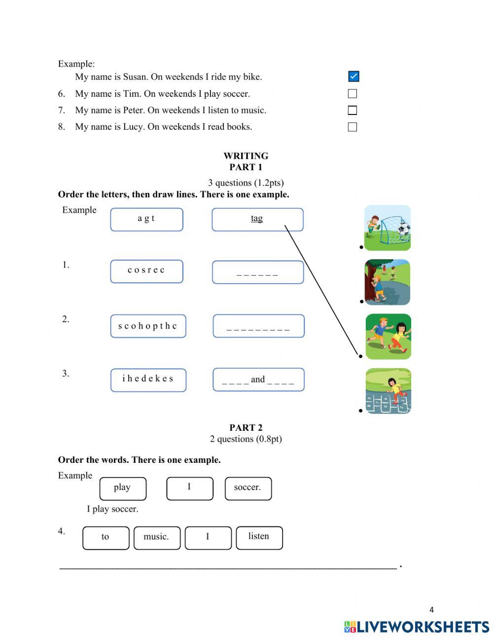 Smart start 2 unit 5 test