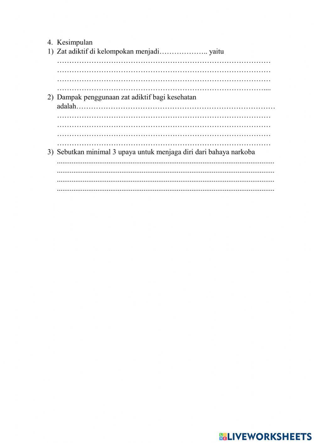 Zat Aditif dan Adiktif