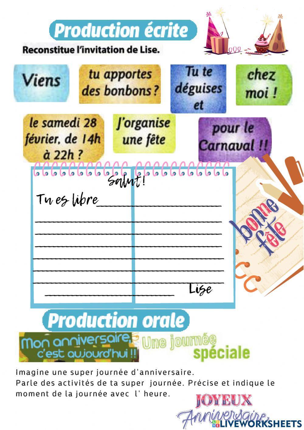 Ma journée d'anniversaire