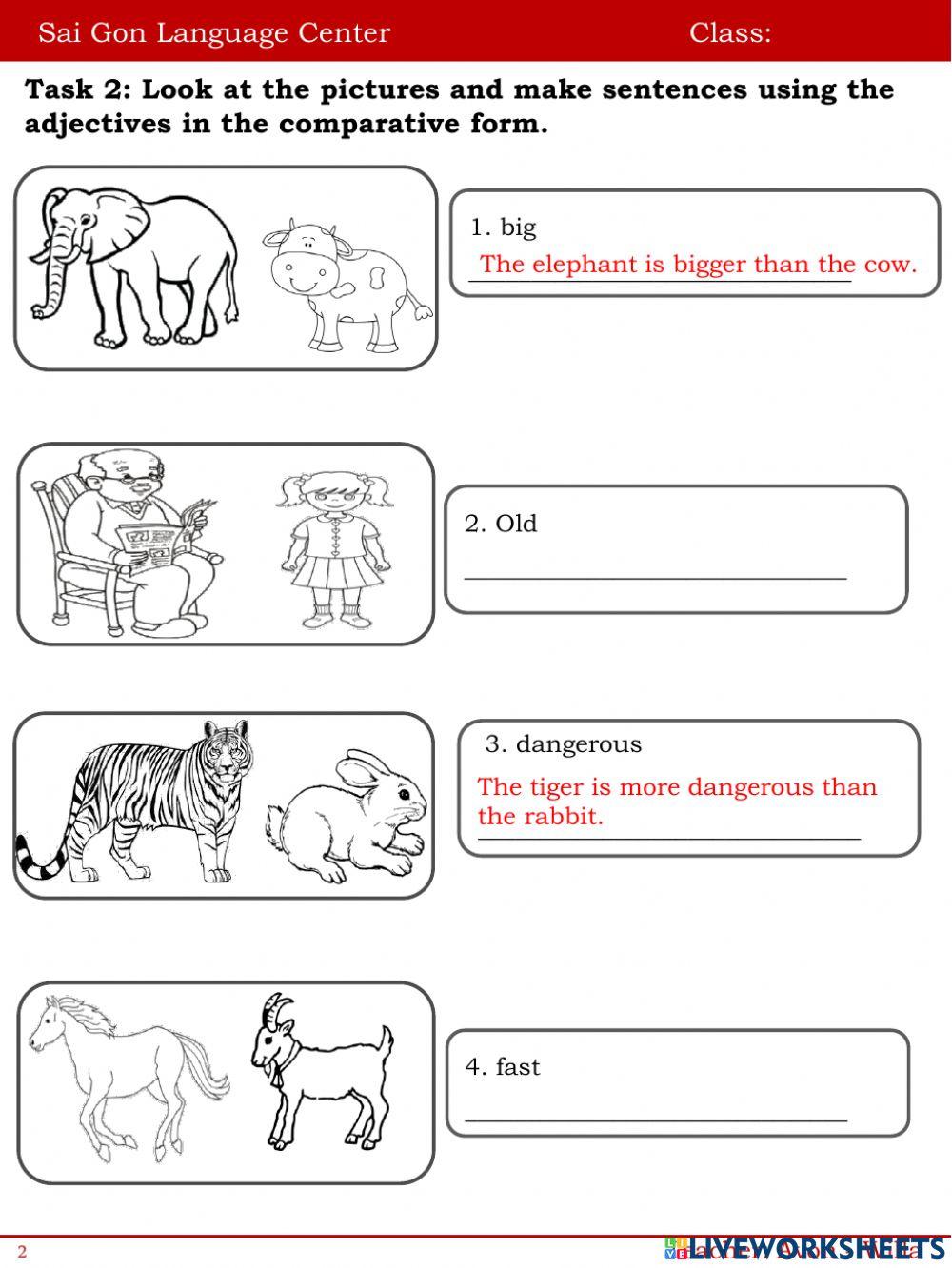 Look at the animals!