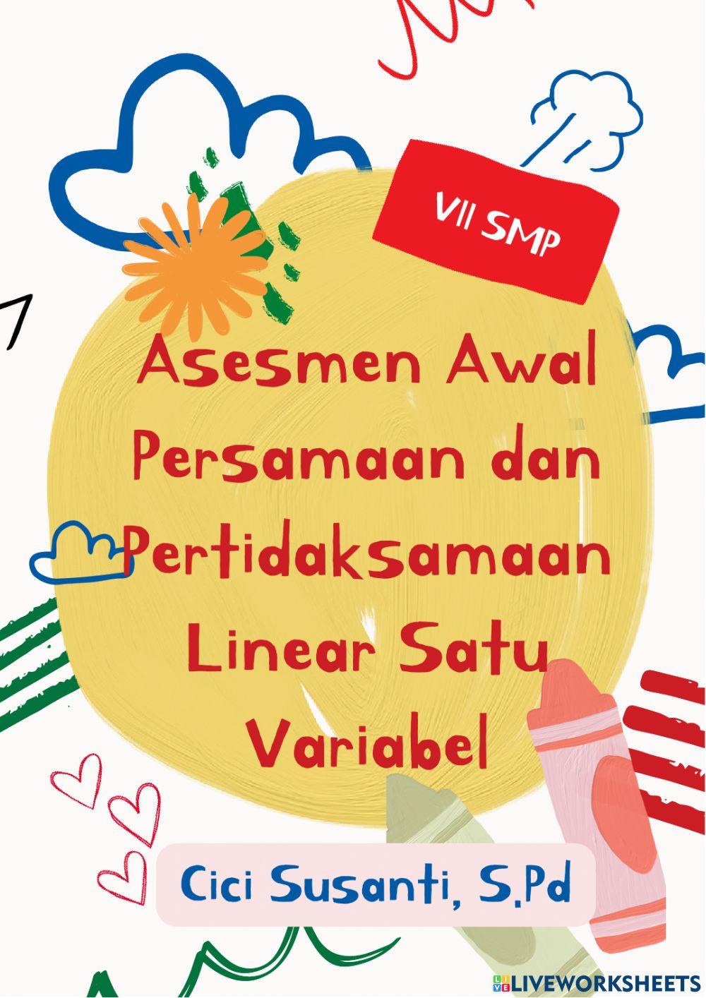 Asesmen Awal PLSV - PtLSV