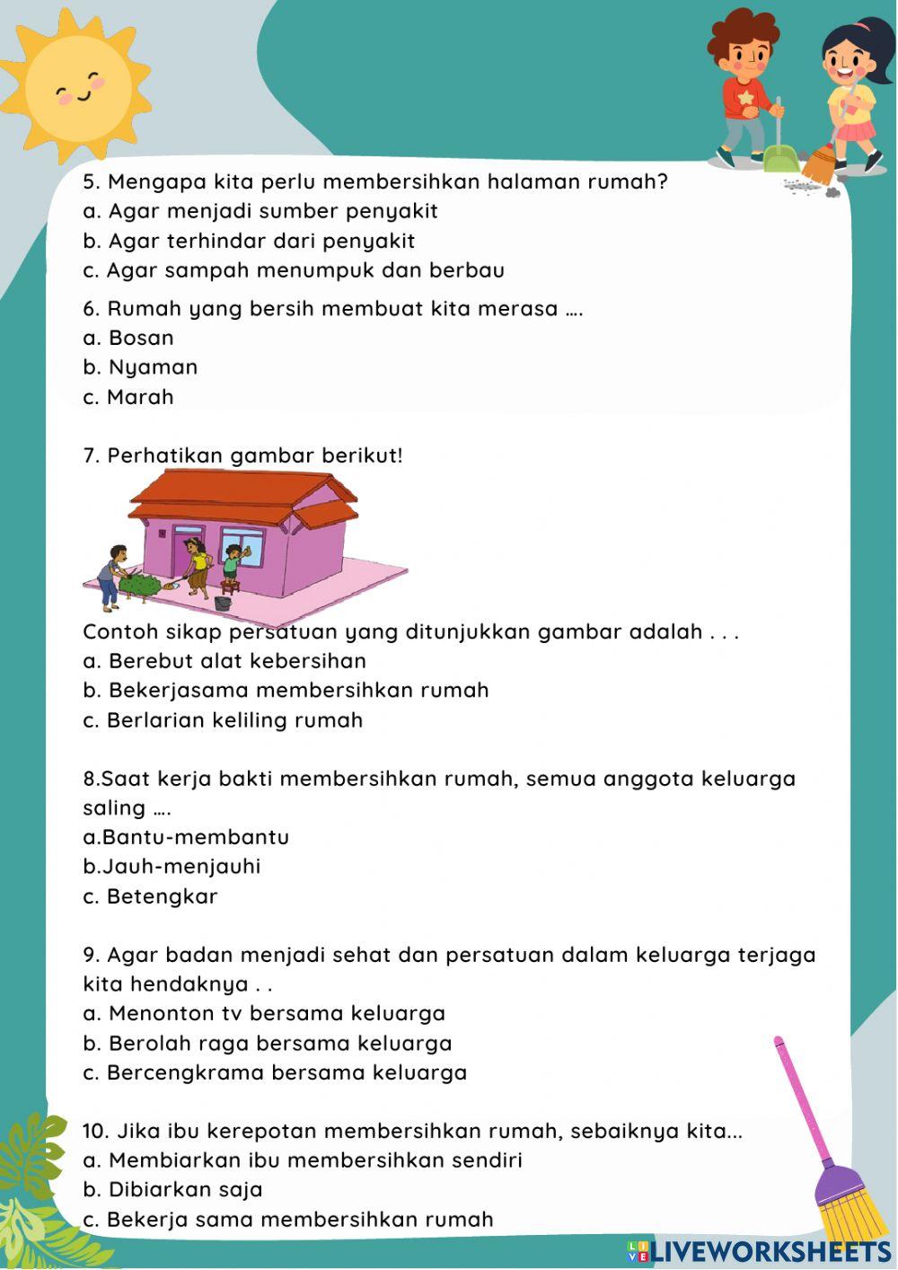 LKPD Kelas 2 Tema 4 Subtema 1 Pembelajaran 2