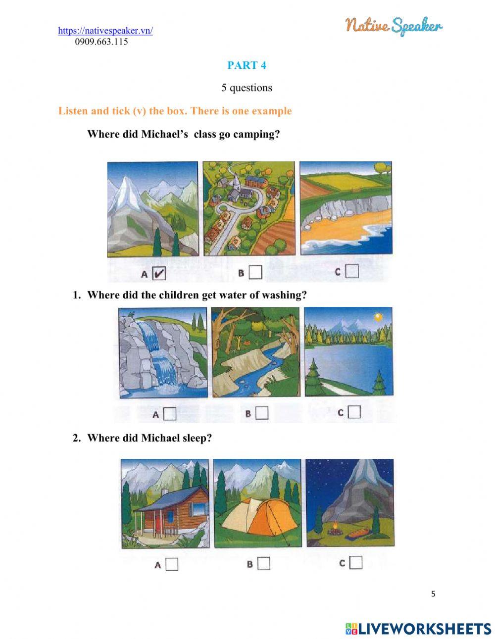 Listening 3 practice test 3