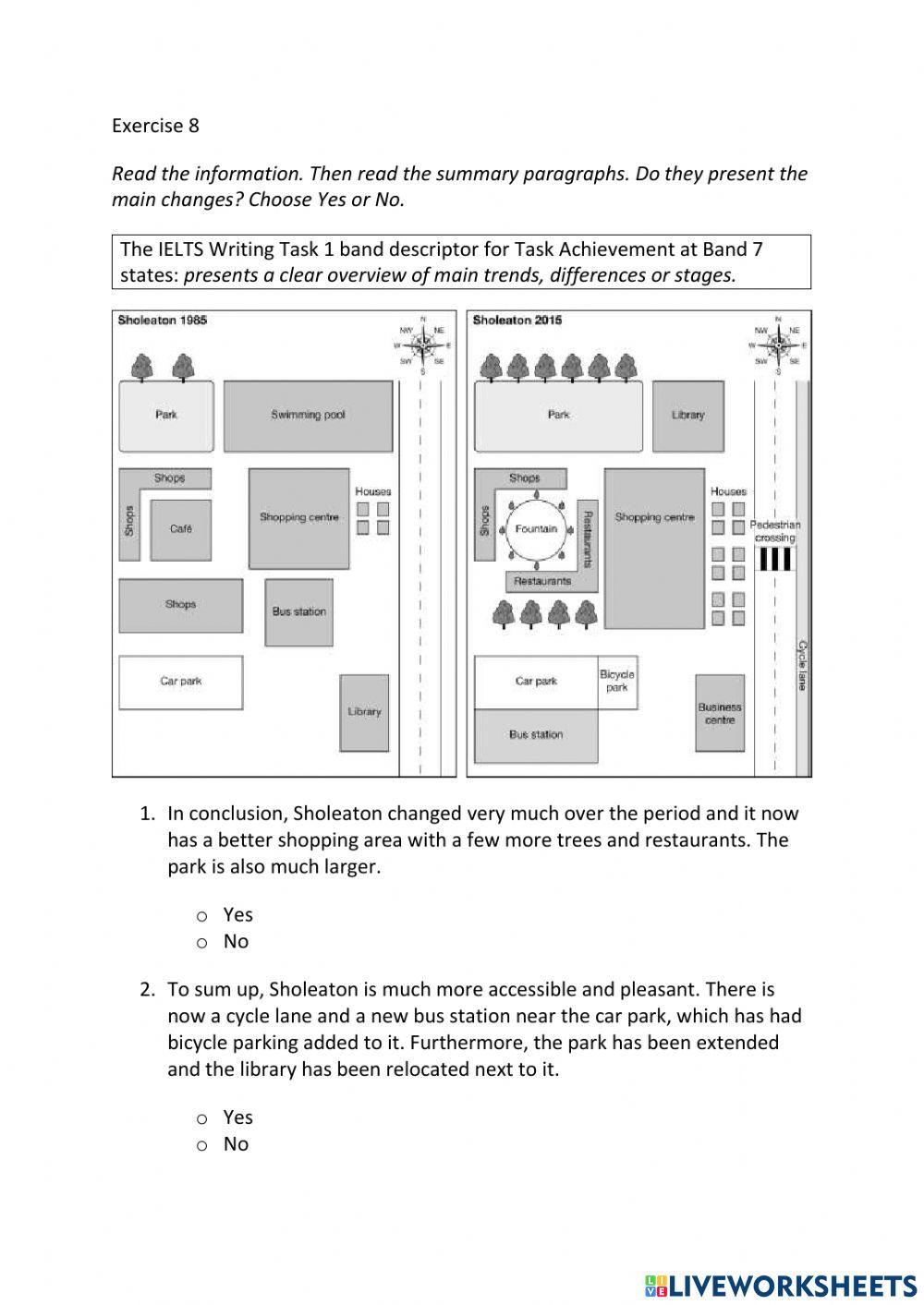 IE3, Unit 3, Writing, Exercise 8