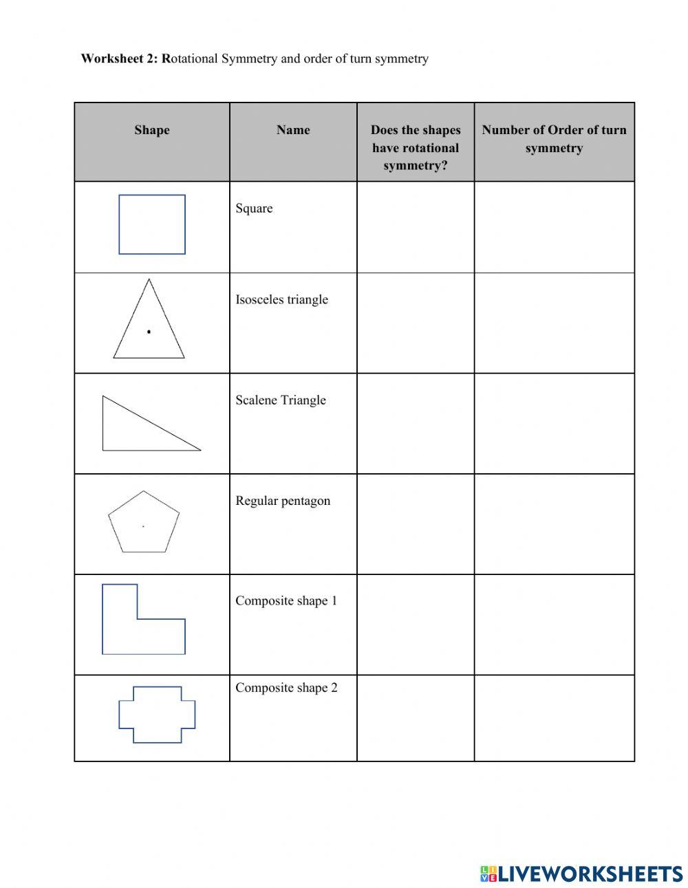 Rotational symmetry Rotational symmetry