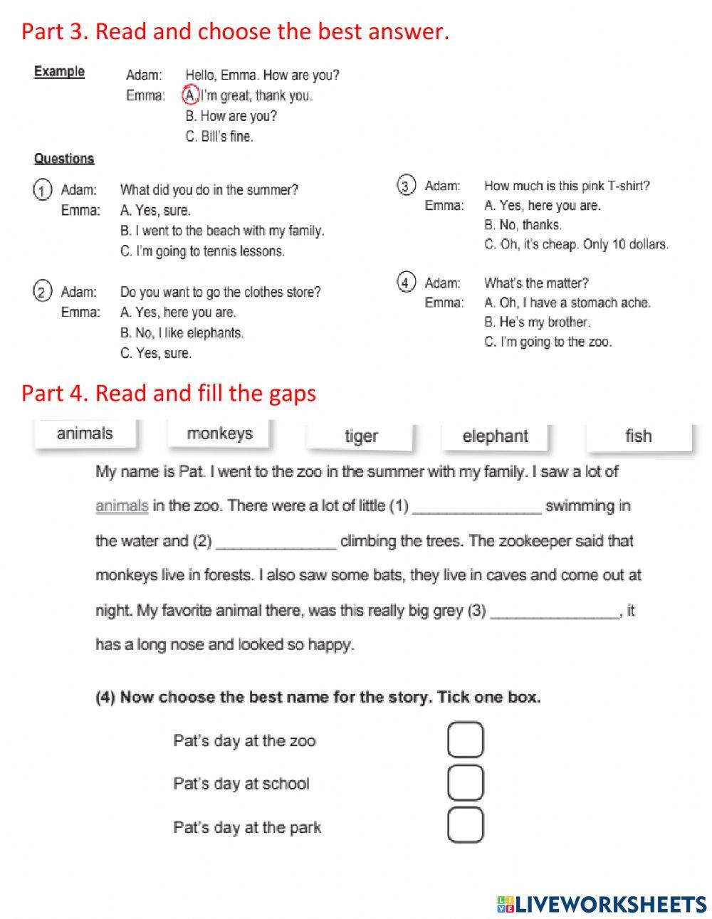 Smart start 5 - Mid Term Test - DTP