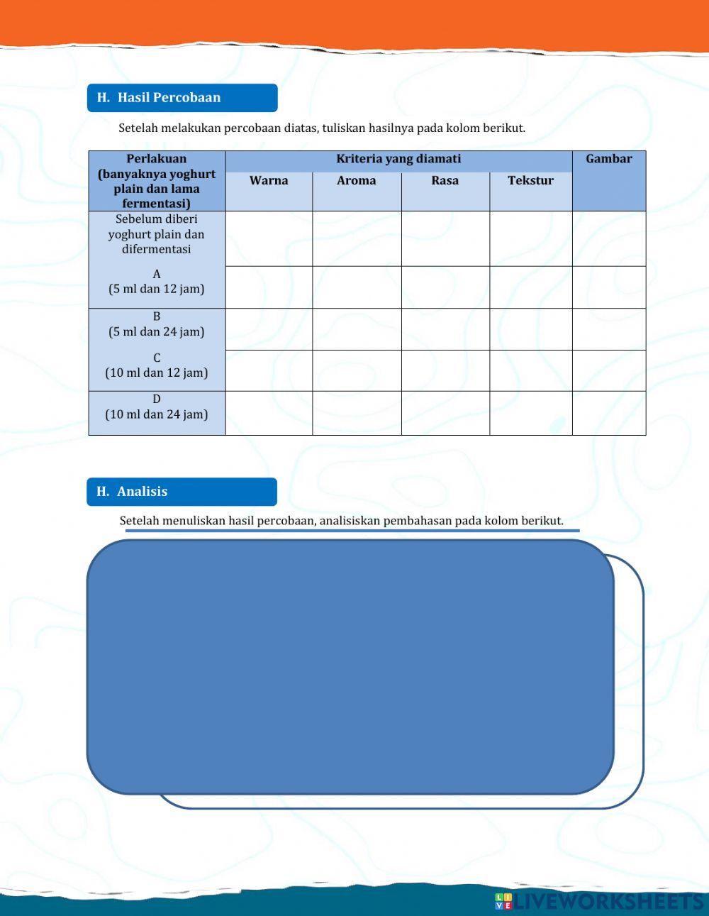 E-lkpd BIOTEKNOLOGI-yoghurt jamu beras kencur