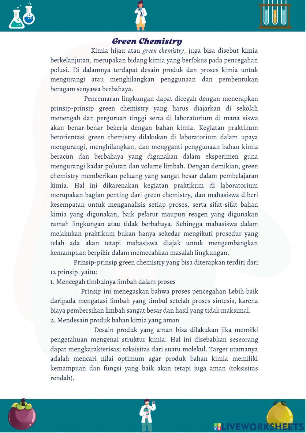 LKPD Praktikum Asam Basa Berbasis Green Chemistry