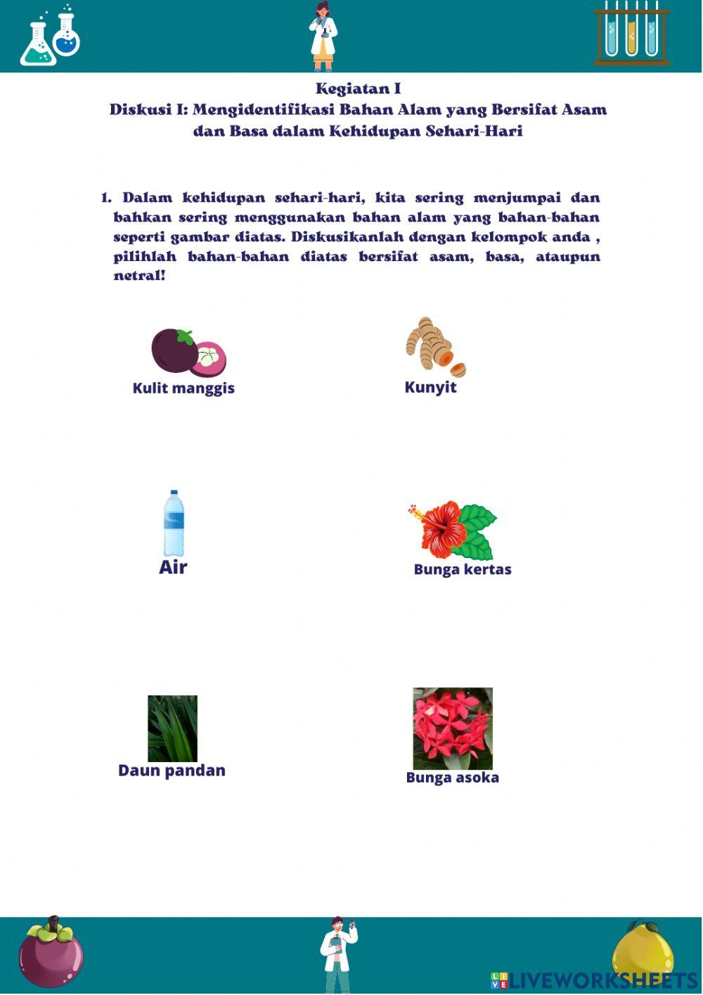 LKPD Praktikum Asam Basa Berbasis Green Chemistry