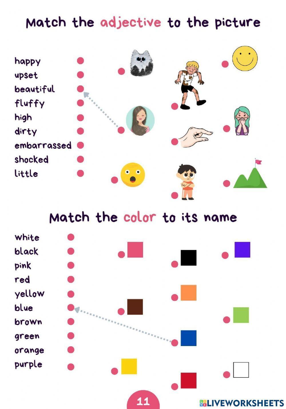 Worksheet for a short story LINA AND RICO