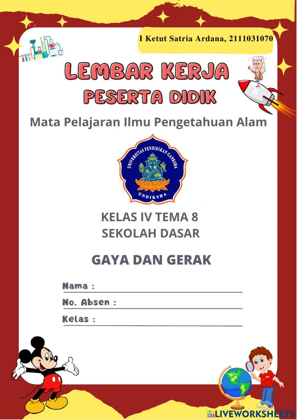 Gaya dan Gerak Dasar