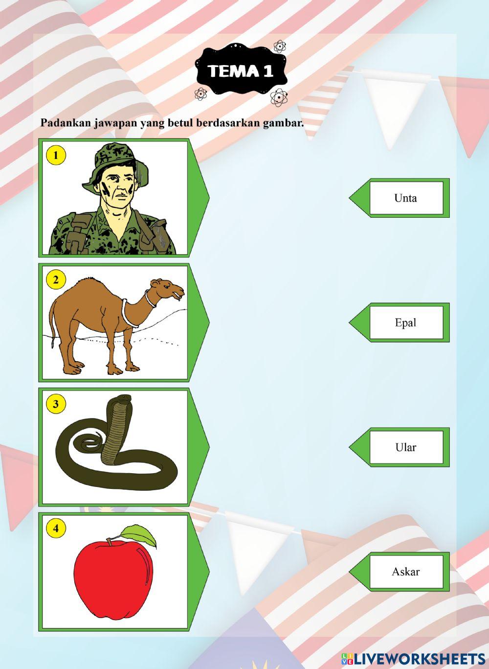 Tutor Sukses 2023-24 Bahasa Melayu Tahun 1 - Tema 1