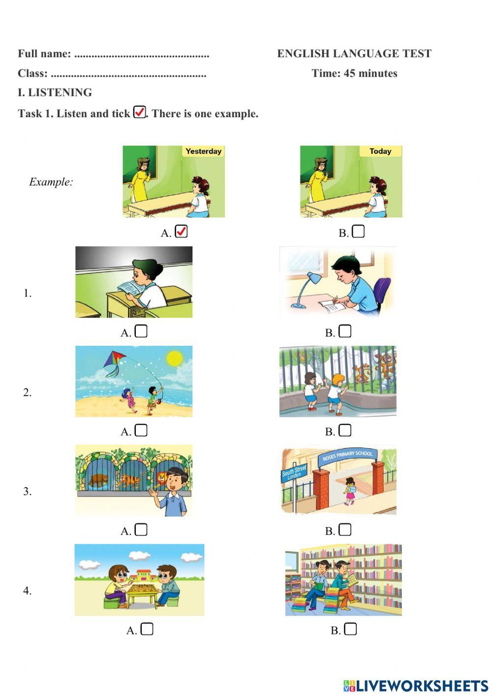 TA4-Kiểm tra cuối kỳ 1 Test 3