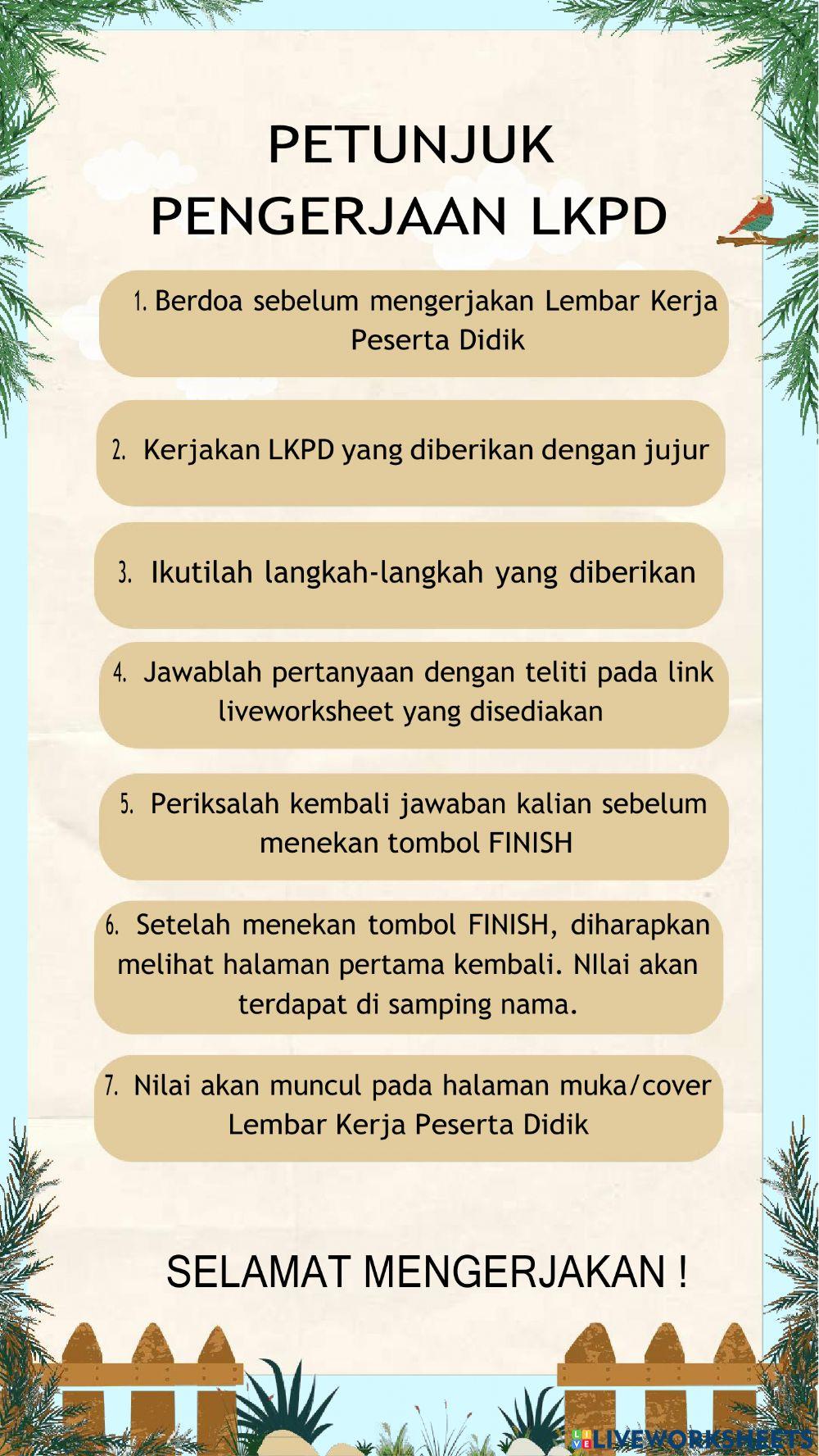 LKPD kelas 4 (Bagian-bagian tumbuhan dan fungsinya)