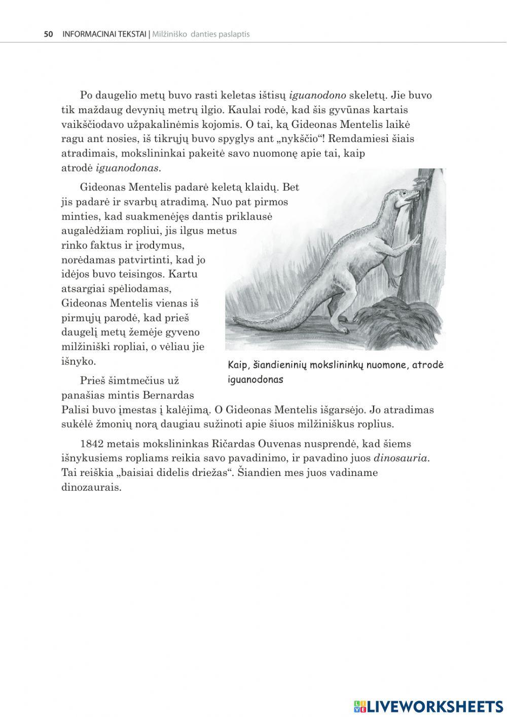 Milzinisko danties paslaptis