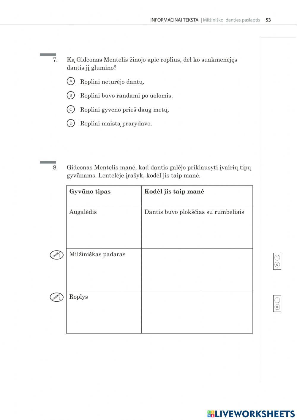 Milzinisko danties paslaptis