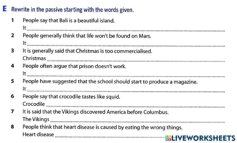 The impersonal passive