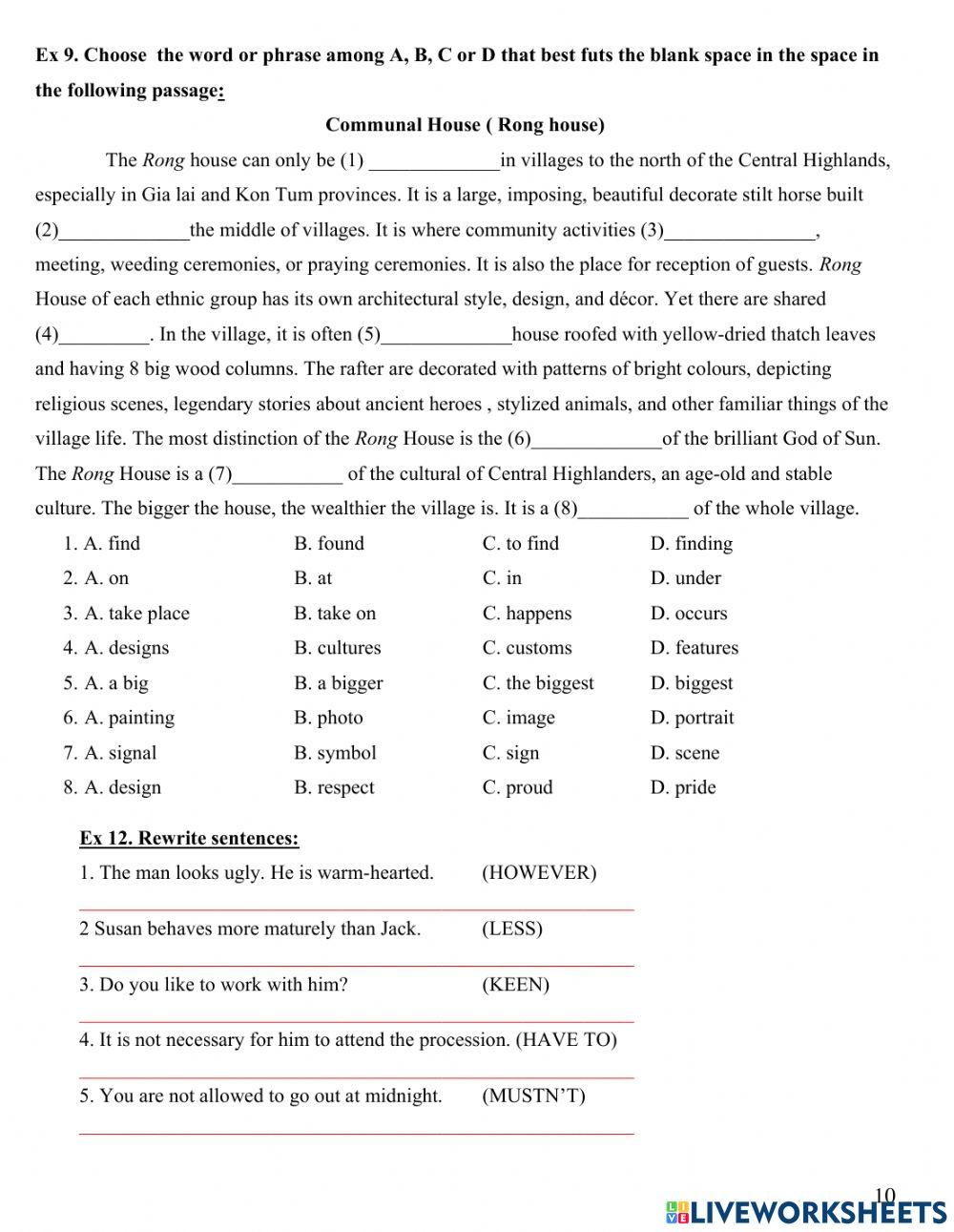 Reading and writing -g8