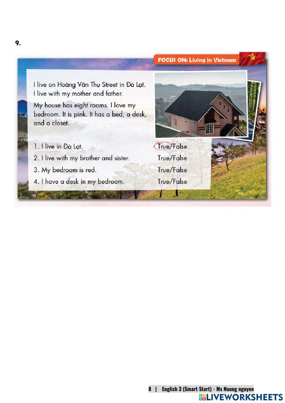 E3SS (speaking) U4 HOME -nuongnguyen