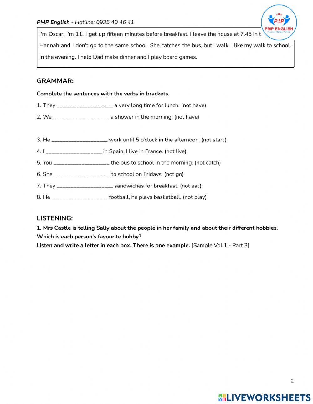 Prepare 1 - Unit 7.2