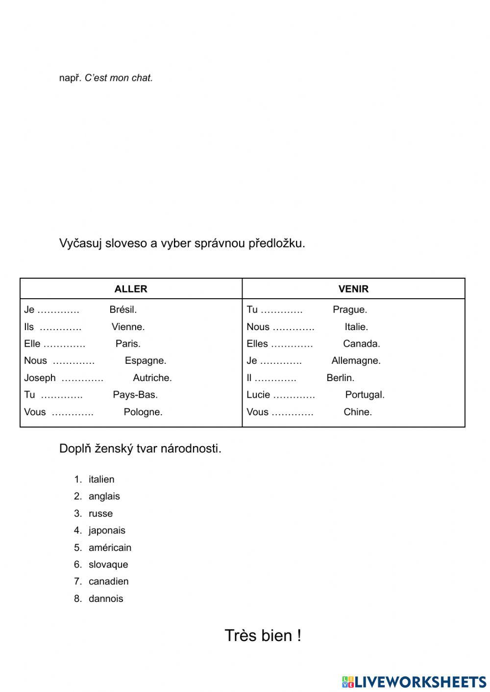 Opakovací test lekce 6-11