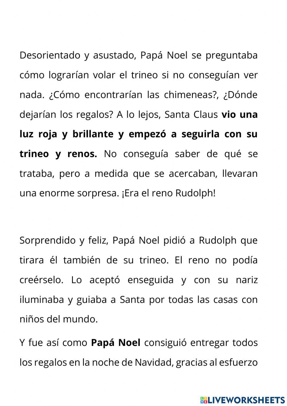 El cuento de Rudolph de Navidad