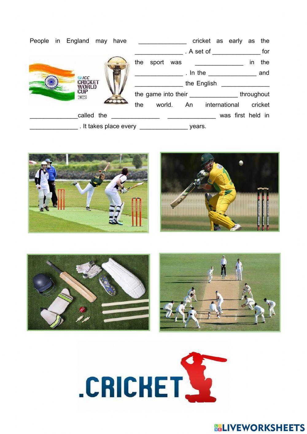 Australia -. National Sport - Cricket