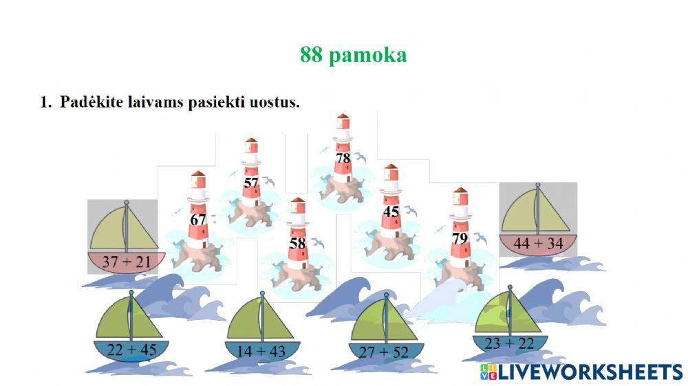 Dviženklių skaičių sudėtis