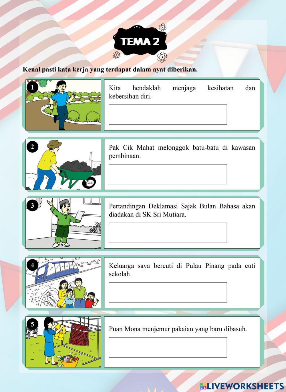 Tutor Sukses 2023-24 Bahasa Melayu Tahun 4 - Tema 2