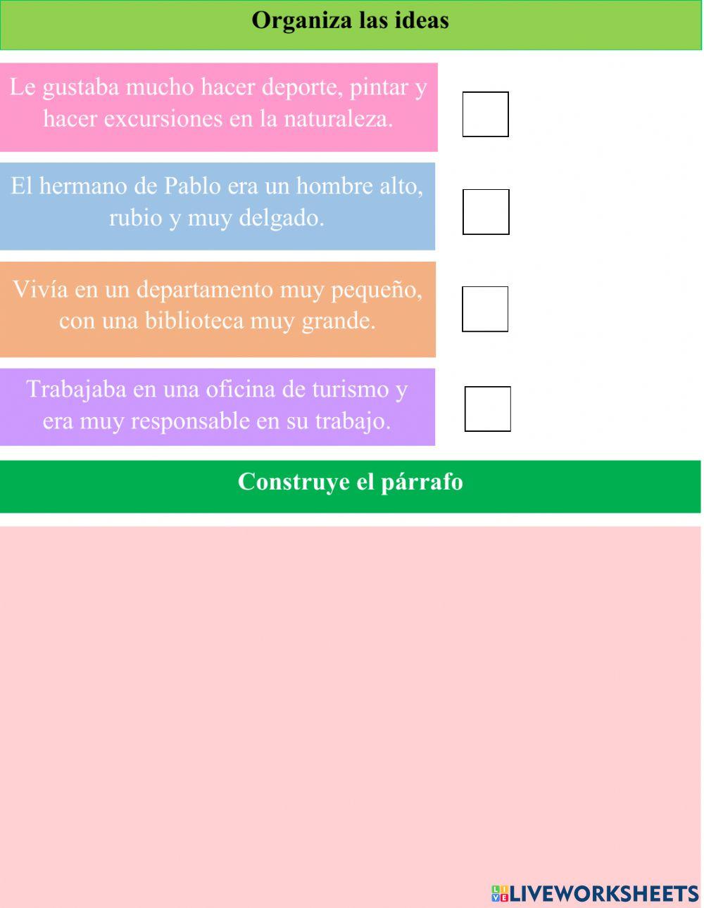 Párrafo descriptivo