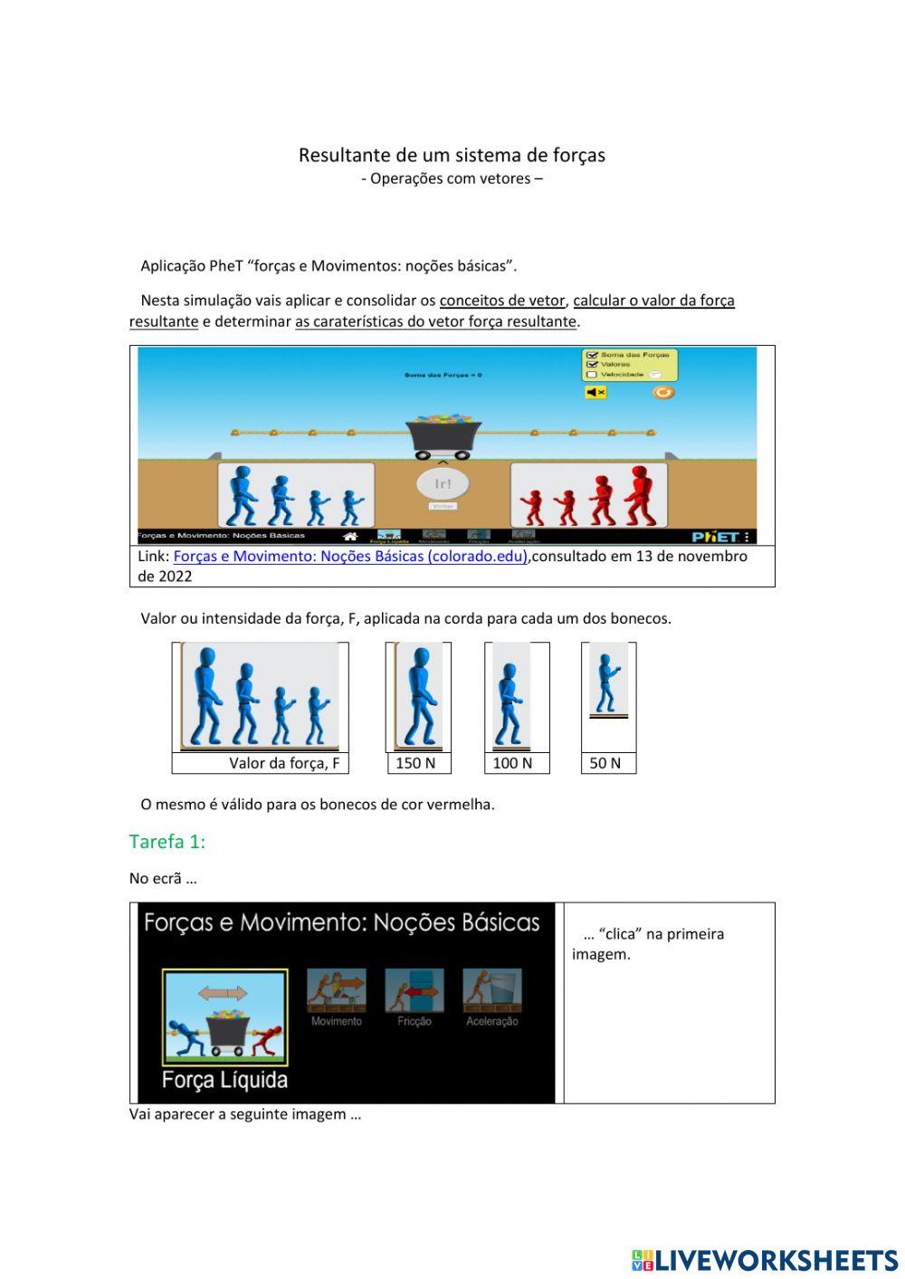 Resultante de um sistema de forças