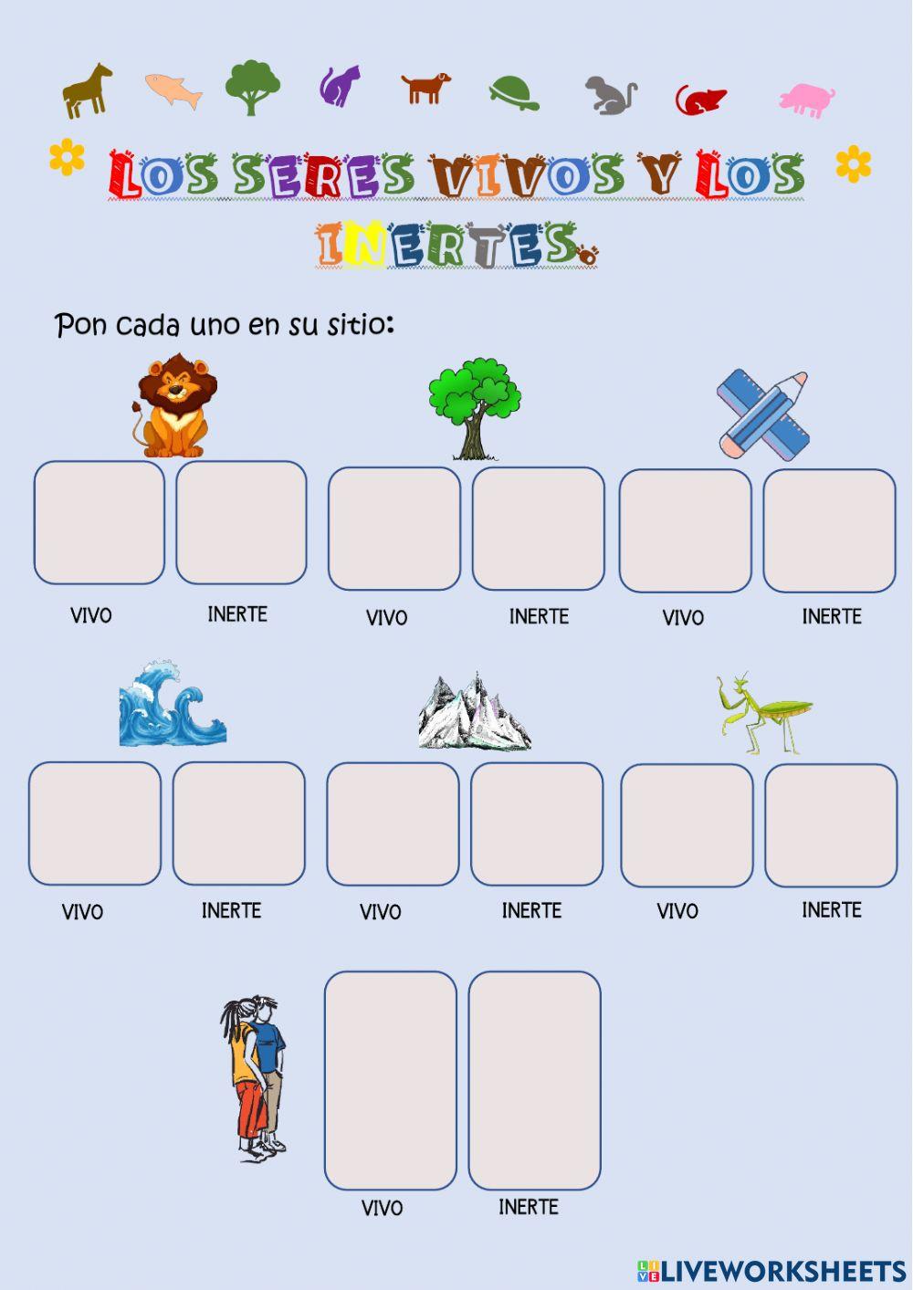 Clasificación seres vivos