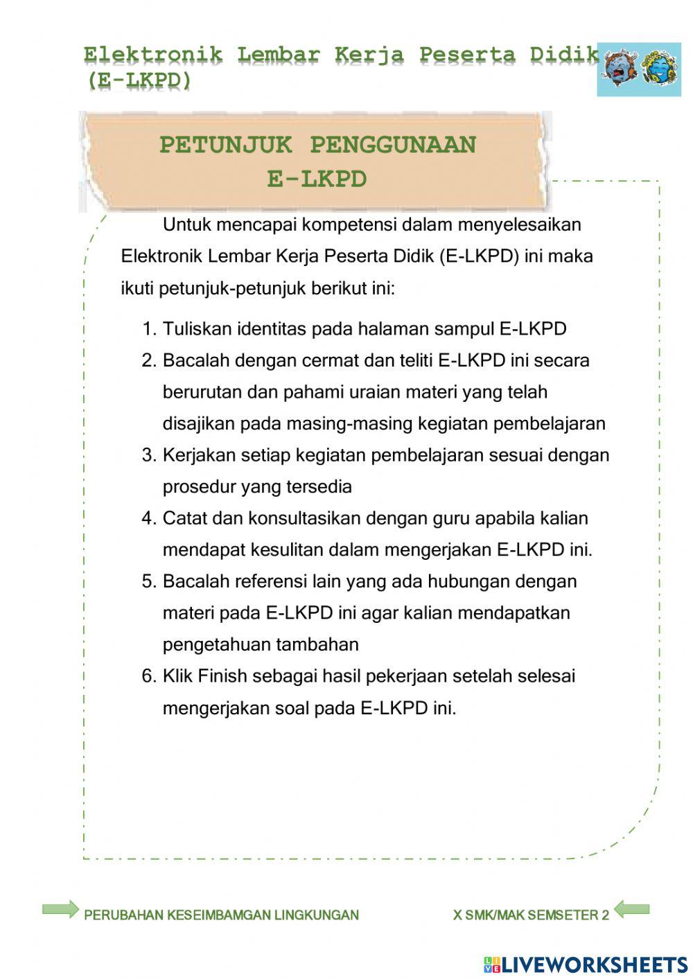 Keseimbangan Lingkungan 1