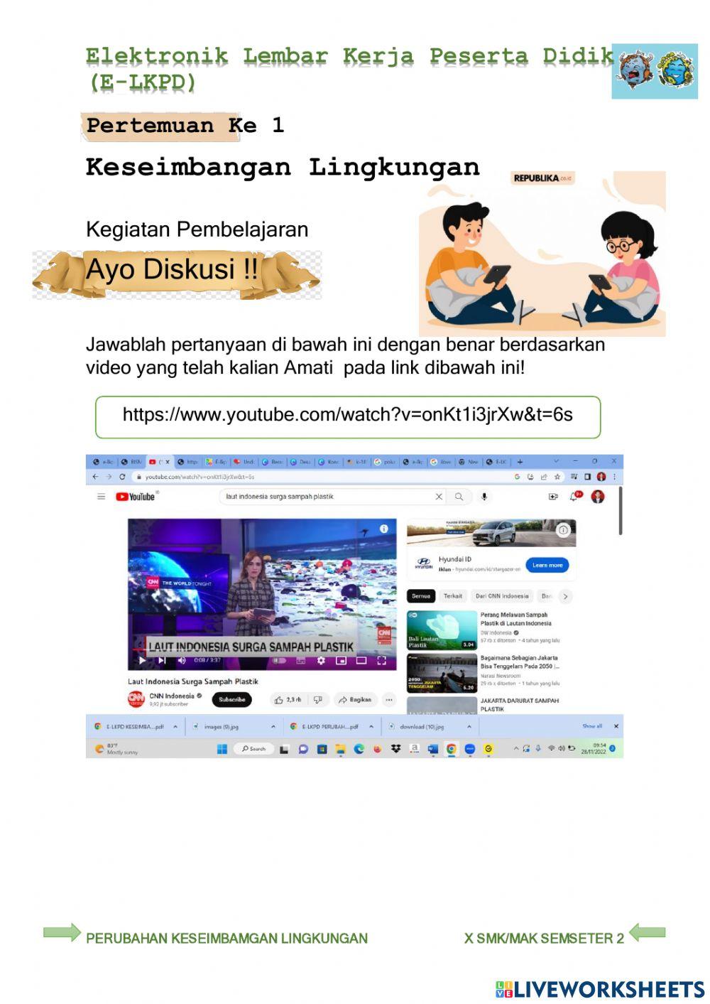 Keseimbangan Lingkungan 1