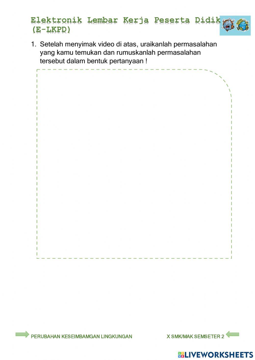 Keseimbangan Lingkungan 1