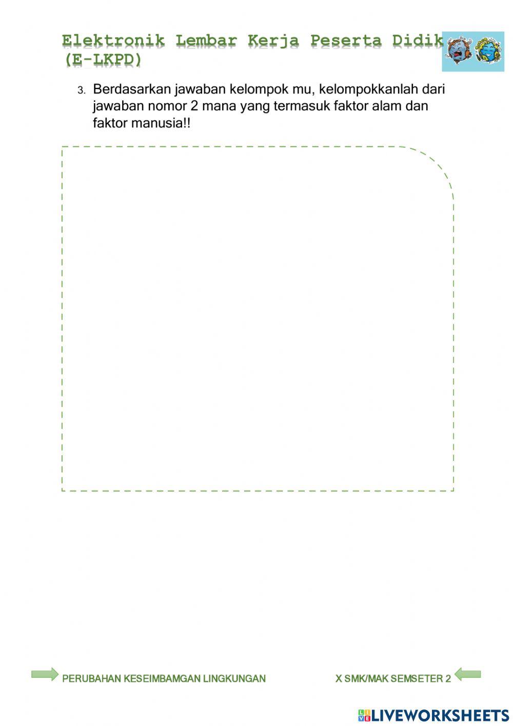 Keseimbangan Lingkungan 1