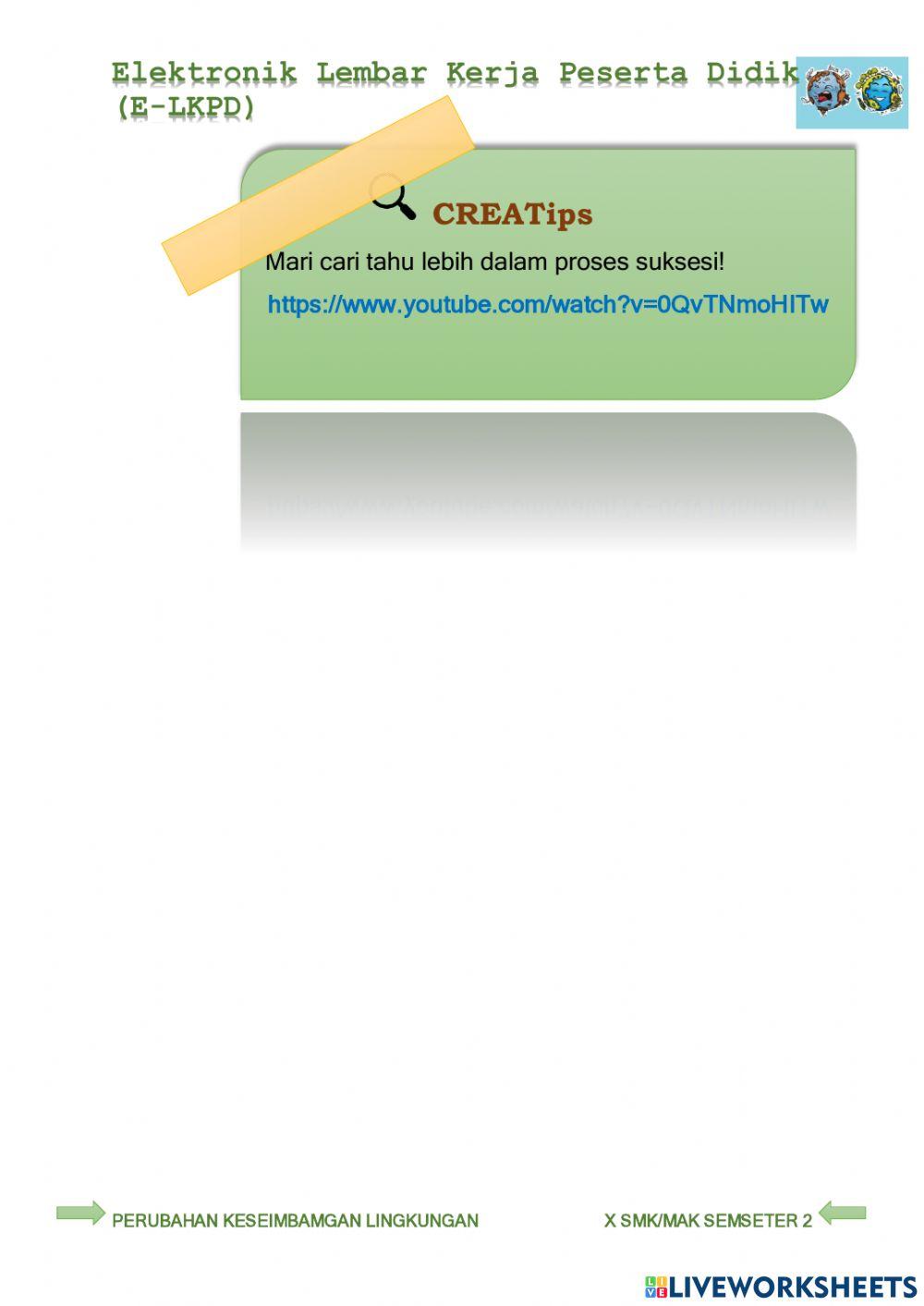 Keseimbangan Lingkungan 1