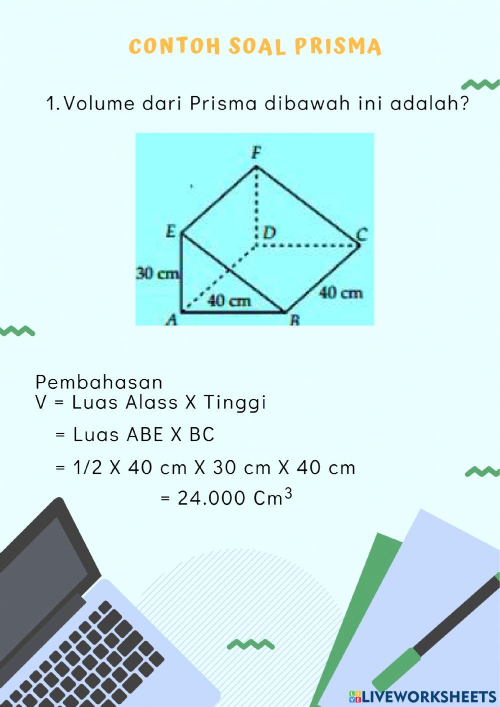 Bangun Ruang Sisi Datar VIII