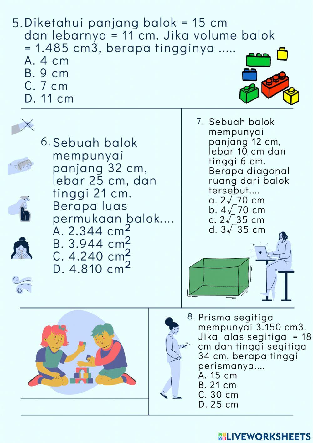 Bangun Ruang Sisi Datar VIII