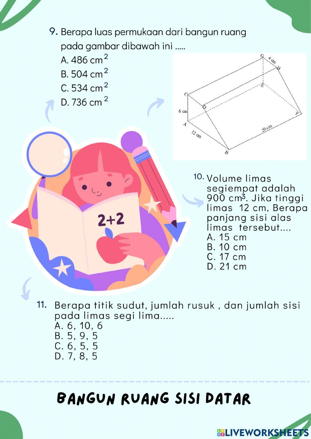 Bangun Ruang Sisi Datar VIII