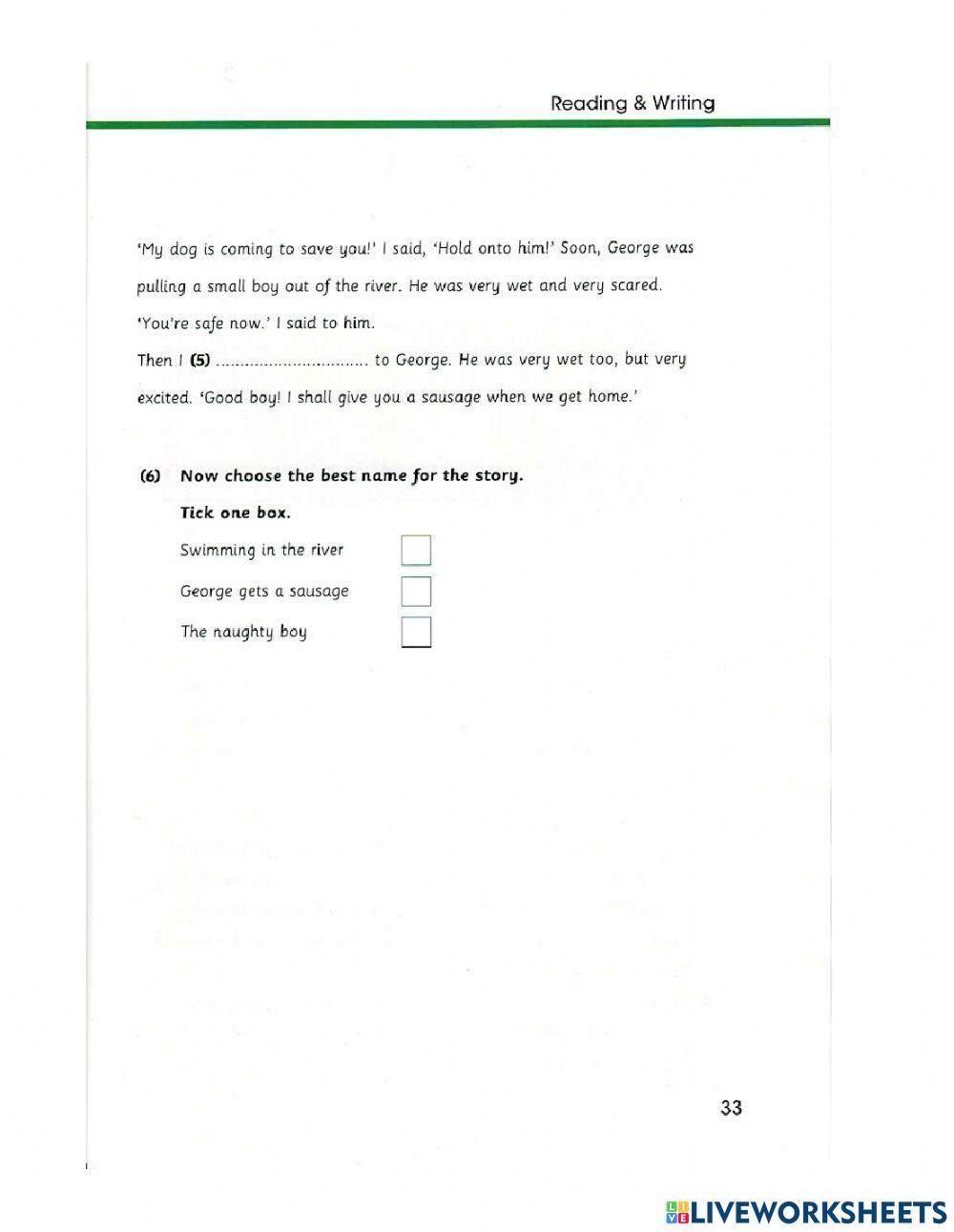 Skill Builder 1 test 2