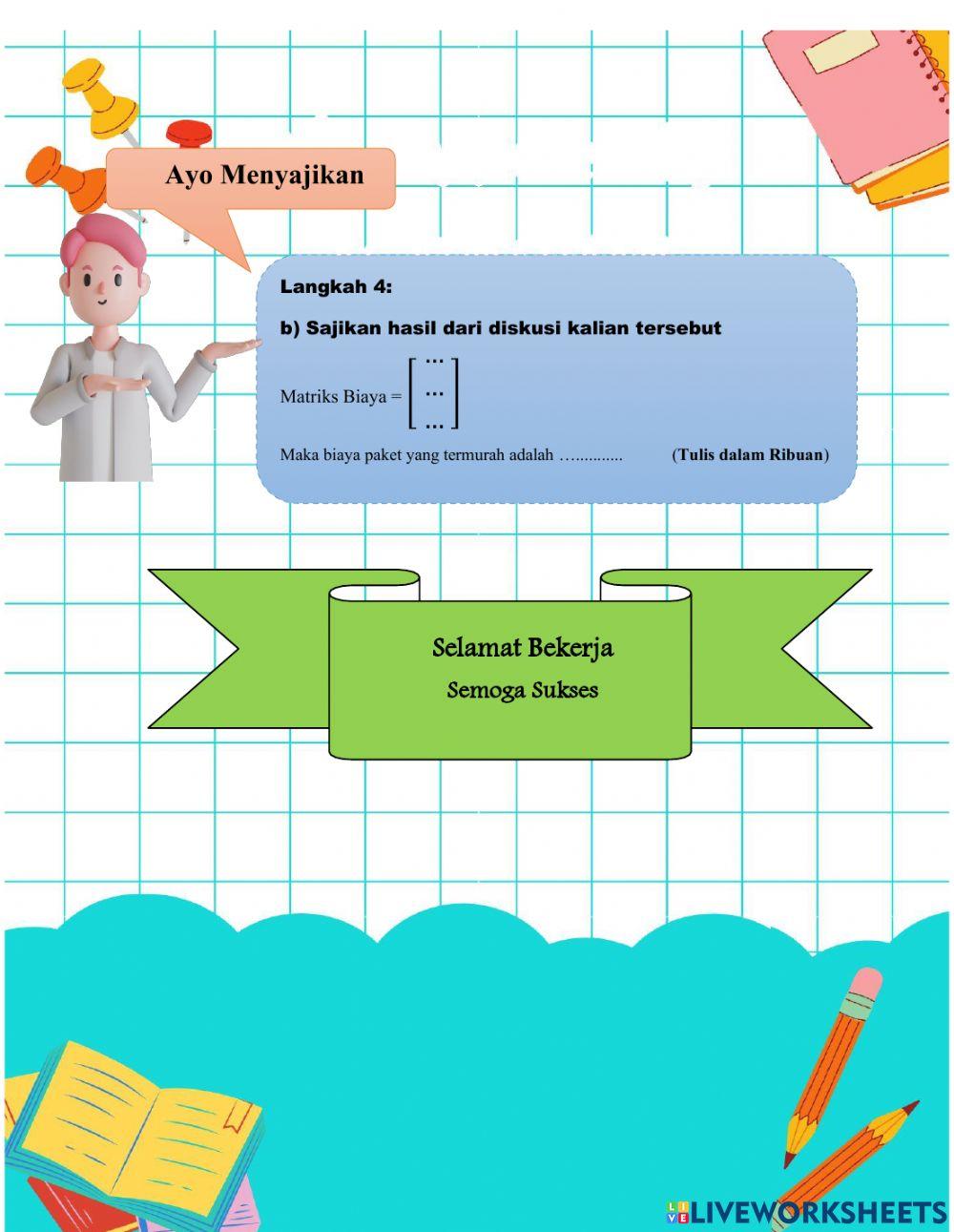 Operasi Perkalian Matriks (C3)