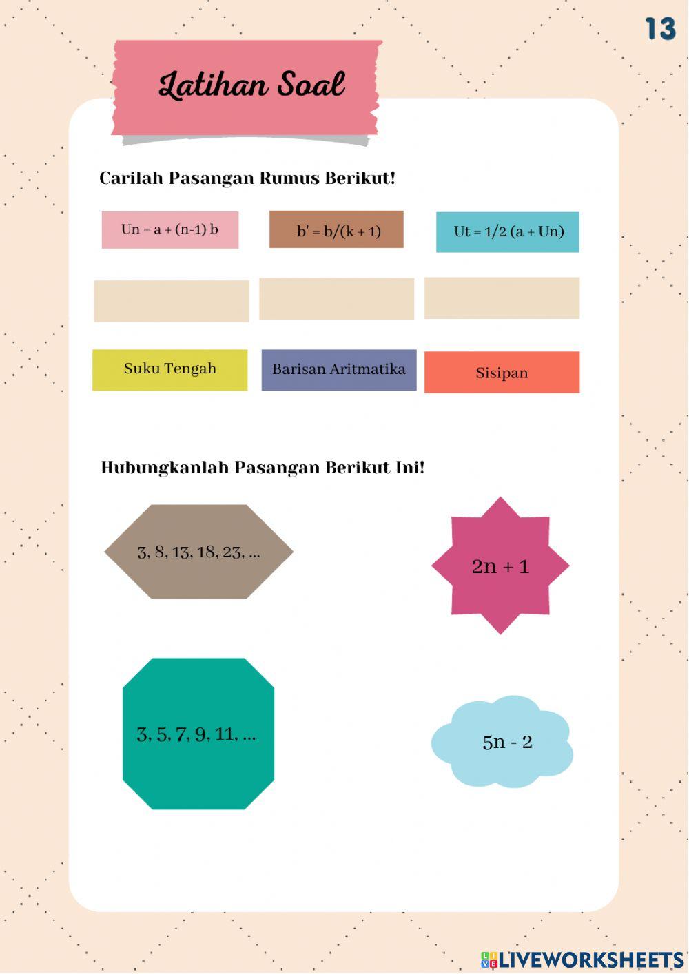 LKPD Barisan Aritmatika