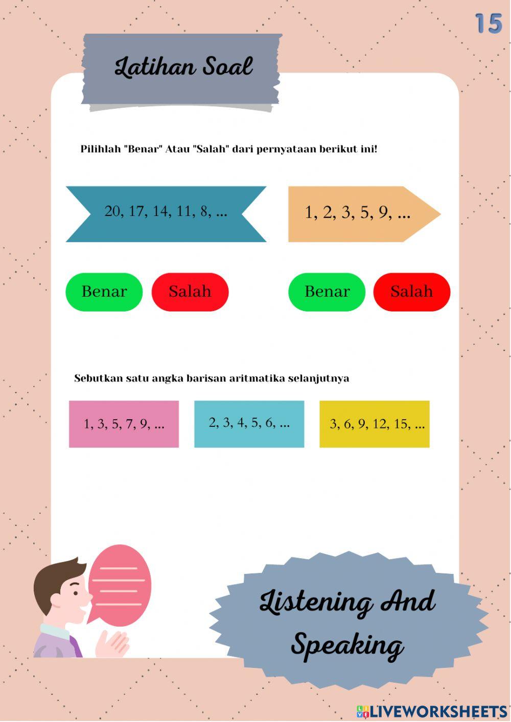 LKPD Barisan Aritmatika