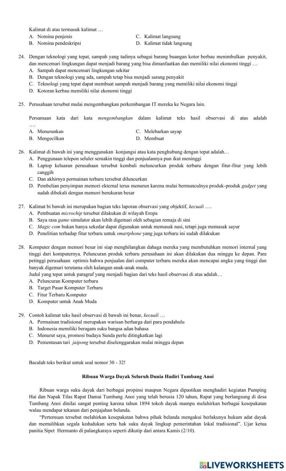 Sas bahasa indonesia