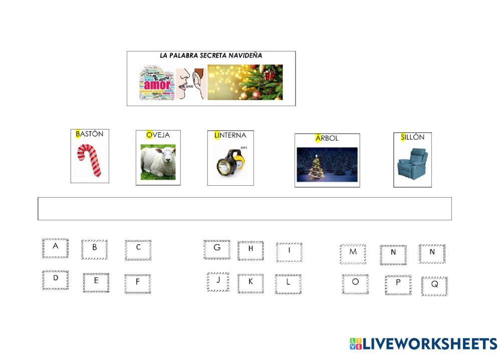 La palabra secreta navidad