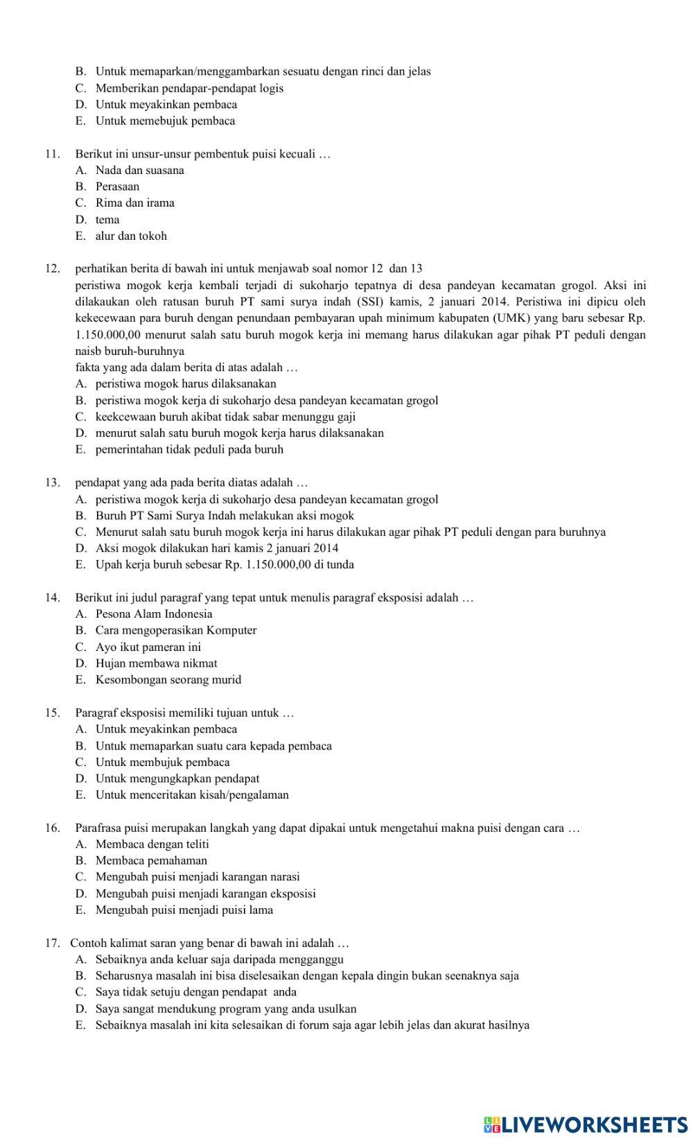 Sas bahasa indonesia