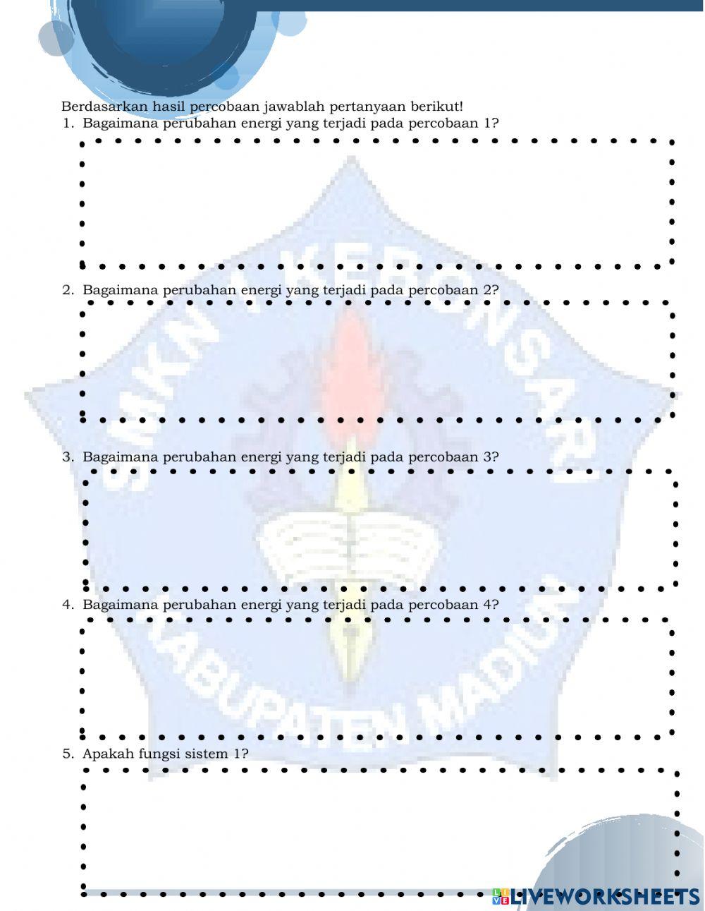 LKPD Energi dan Perubahannya